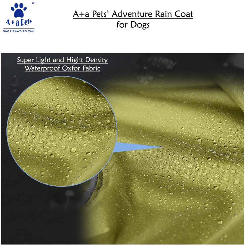 A Plus A Pets Adventure Raincoat for Dogs (Khaki)