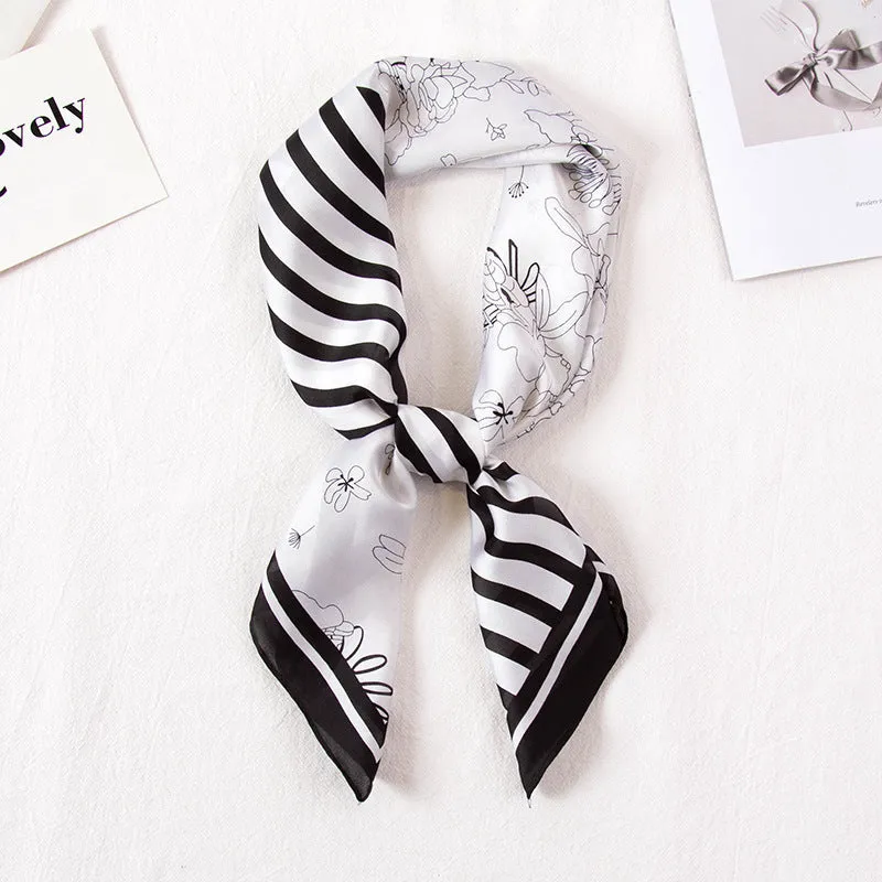 All-matching Imitated Silk Scarves Decoration