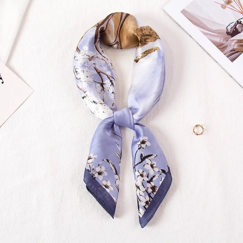 All-matching Imitated Silk Scarves Decoration