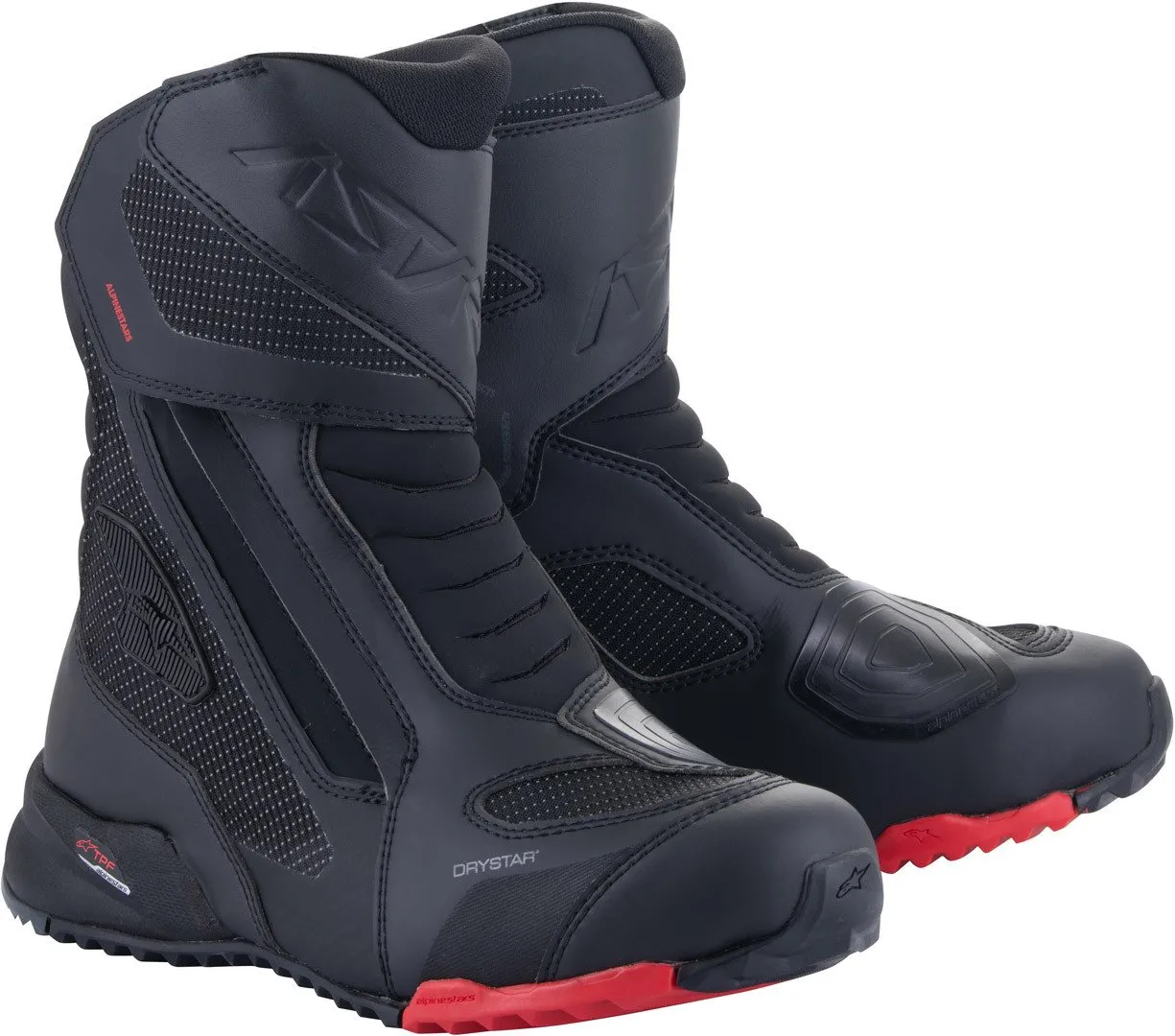 Alpinestars RT-7 Drystar Waterproof Motorcycle Boots, Black/Red