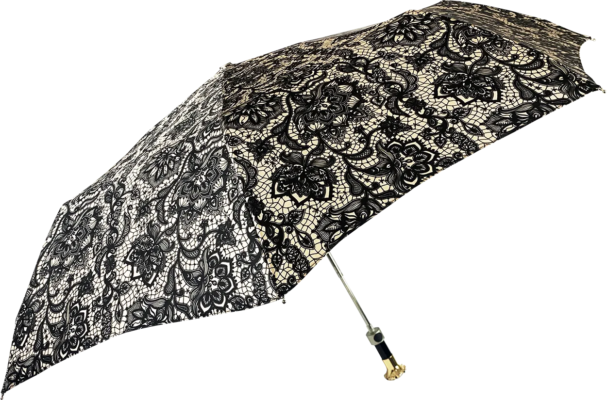 Amazing umbrella with lace effect design