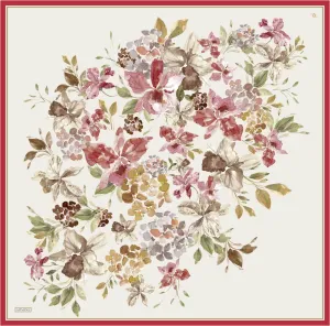 Armine Fior Floral Silk Scarf #4