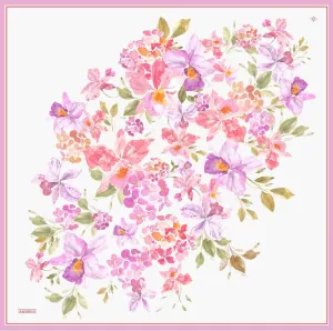 Armine Fior Floral Silk Scarf #9