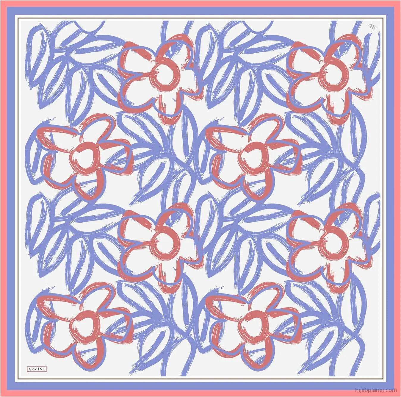 Armine Mira Floral Silk Scarf #33