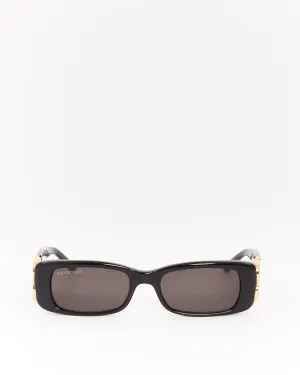 Balenciaga Black Acetate BB Logo BB096S Sunglasses