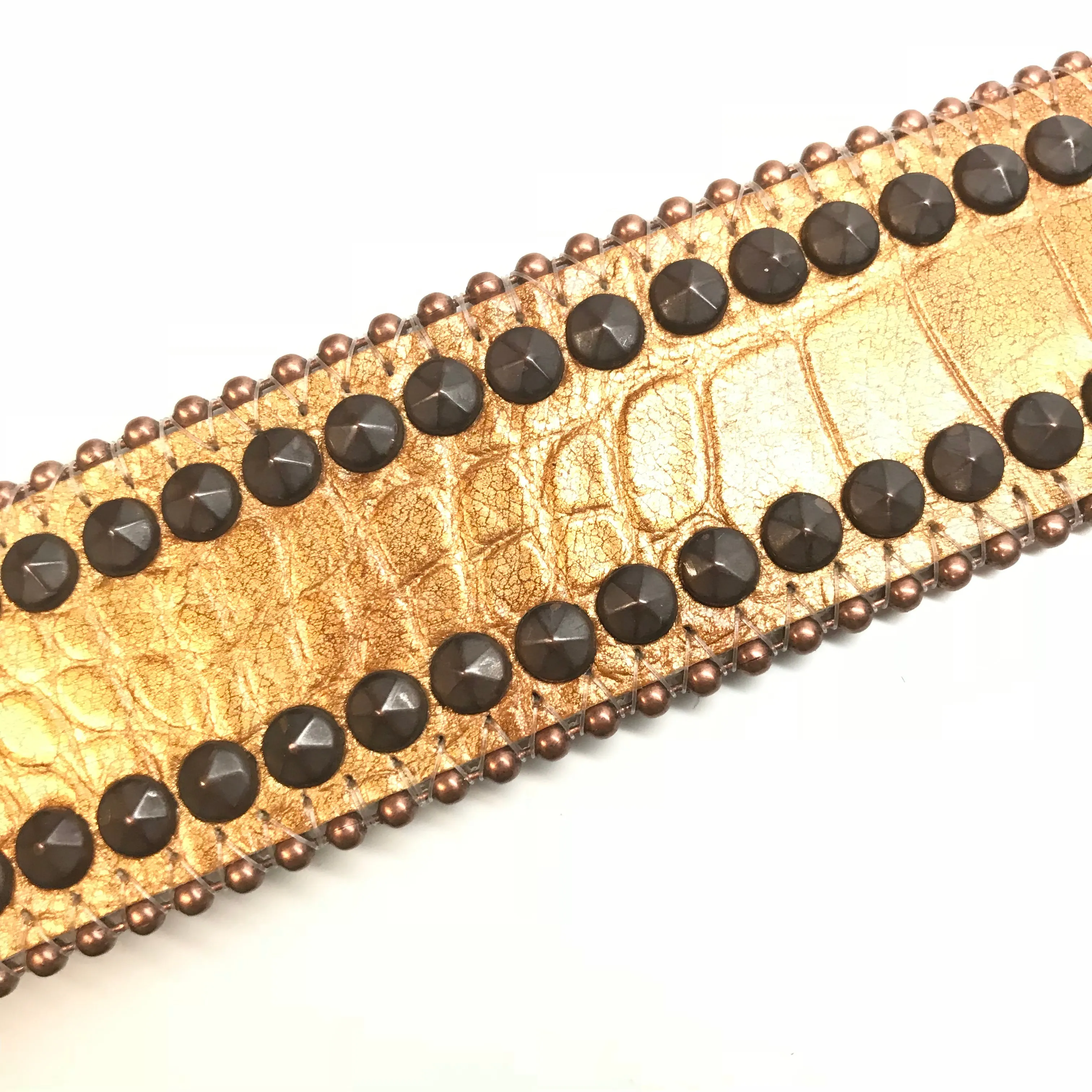 b.b. Simon 'Bronze Double Studded' Crystal Belt