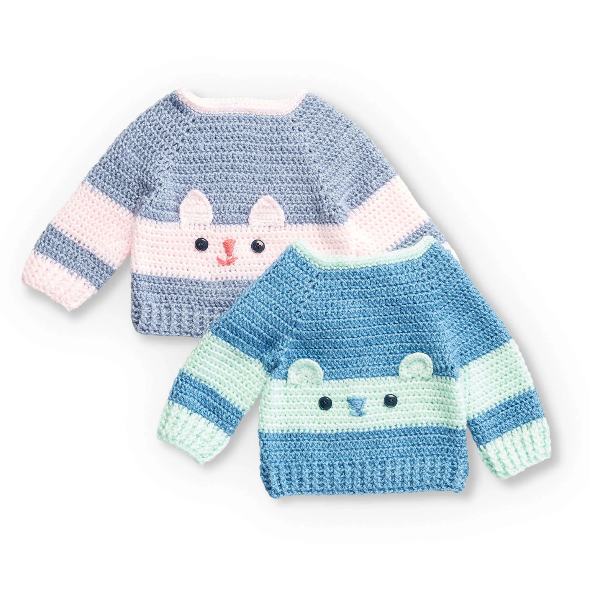 Bernat Crochet Character Sweaters