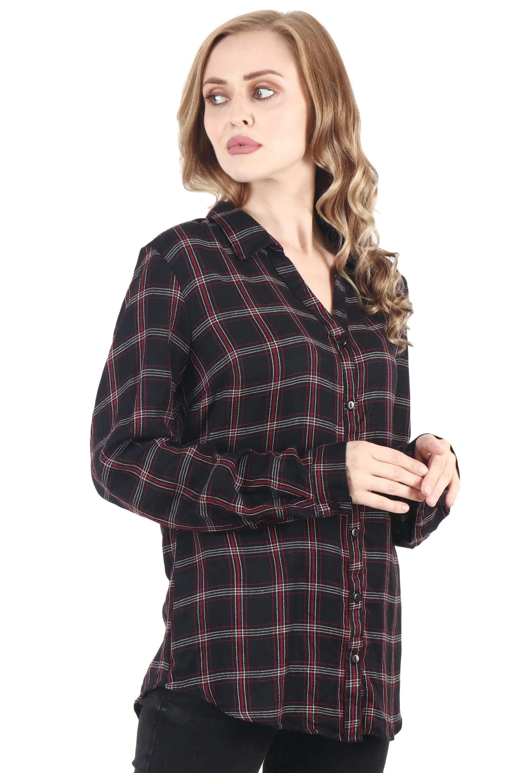 Black Checked Shirt