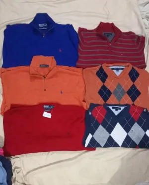 Branded Polo Tommy Sweaters (50 Pcs)