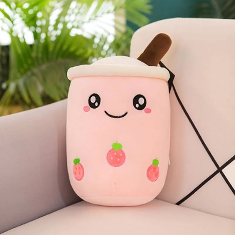 Bubble Tea Plush Soft Cute Doll Pearl Milk Tea Boba Plush