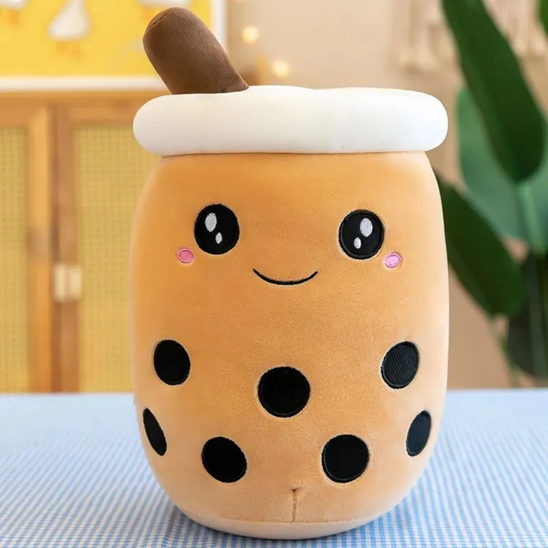 Bubble Tea Plush Soft Cute Doll Pearl Milk Tea Boba Plush