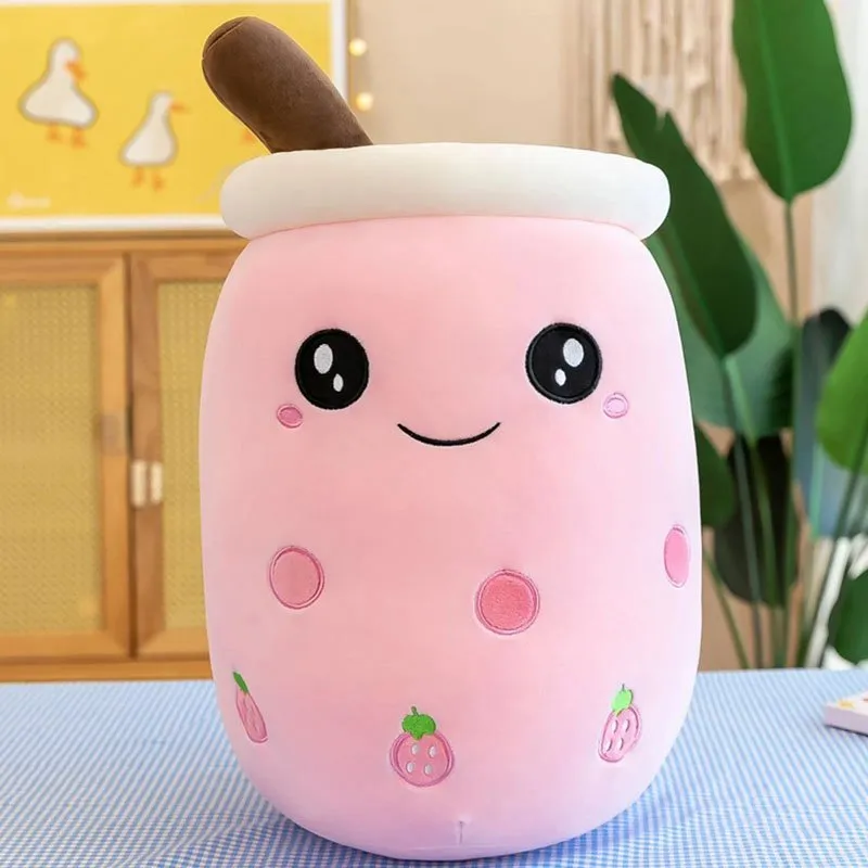 Bubble Tea Plush Soft Cute Doll Pearl Milk Tea Boba Plush