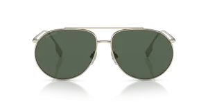 Burberry Alice Non-Polarized Sunglasses - Light Gold/Dark Green