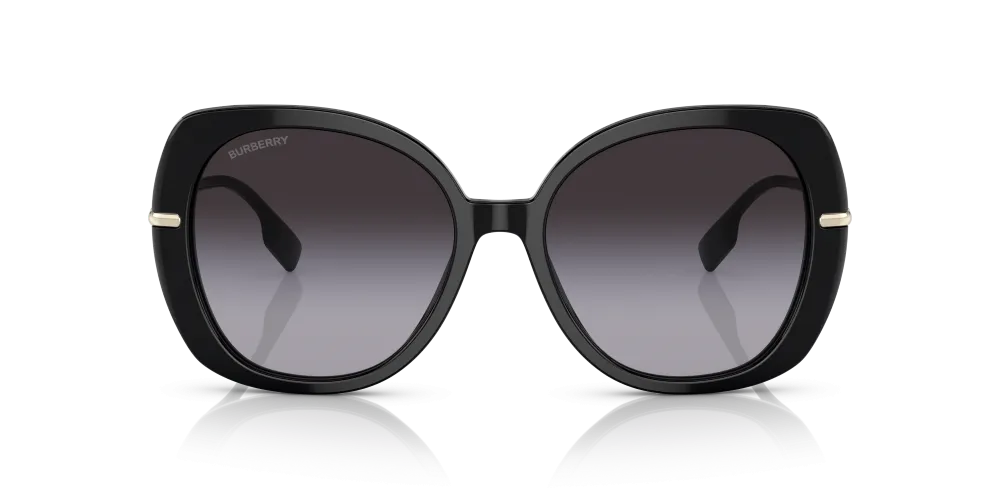 Burberry Eugenie Non-Polarized Sunglasses - Black/Gray Gradient