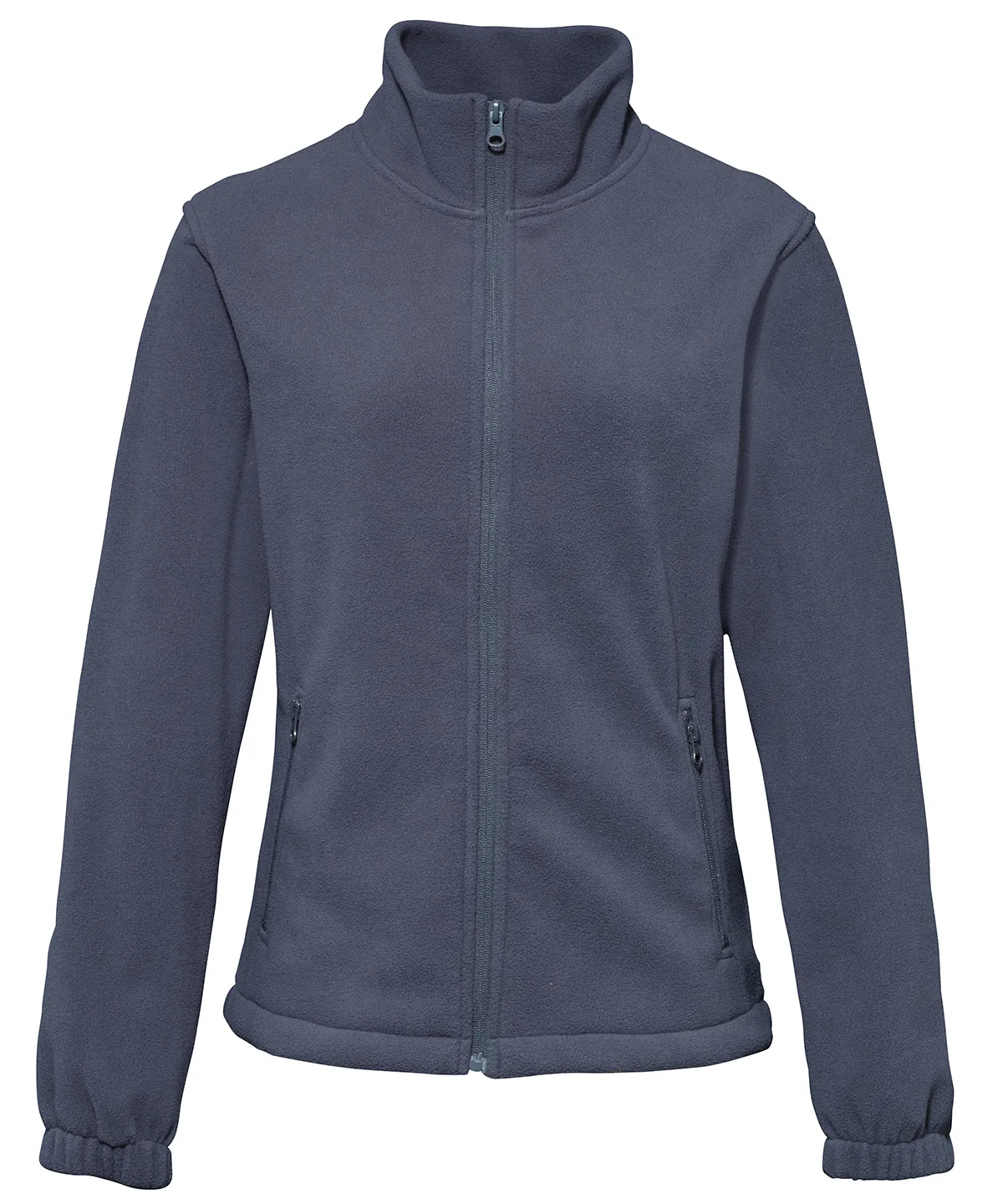 Charcoal* - Women's full-zip fleece