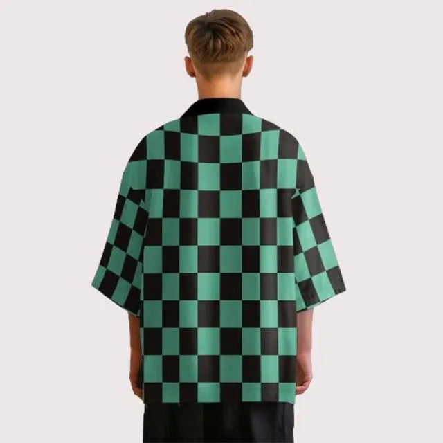 Checked Haori