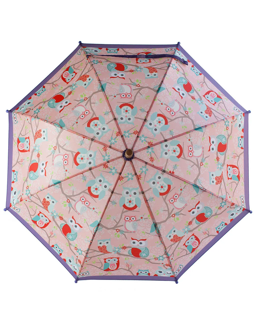 CHILDREN’S UMBRELLA, PERCHED OWLS