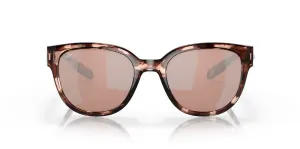 Costa Del Mar Salina Coral Tortoise Frame - Copper Silver Mirror Plastic Lens - Polarized Sunglasses