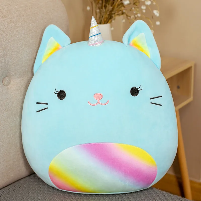 Cute Fat Fat Plush Toy Animal Doll Kawaii  Deer Pig Soft Pillow Buddy Stuffed Cushion ValentineS Gift For Kids Girl