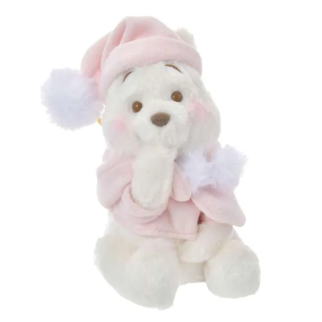 Disney "Pink Fruit Latte White Pooh" Winnie the Pooh Plush Keychain