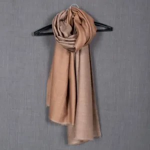 Dorukha Reversible Pashmina Scarf No. 1, Pure Cashmere, 28x80"