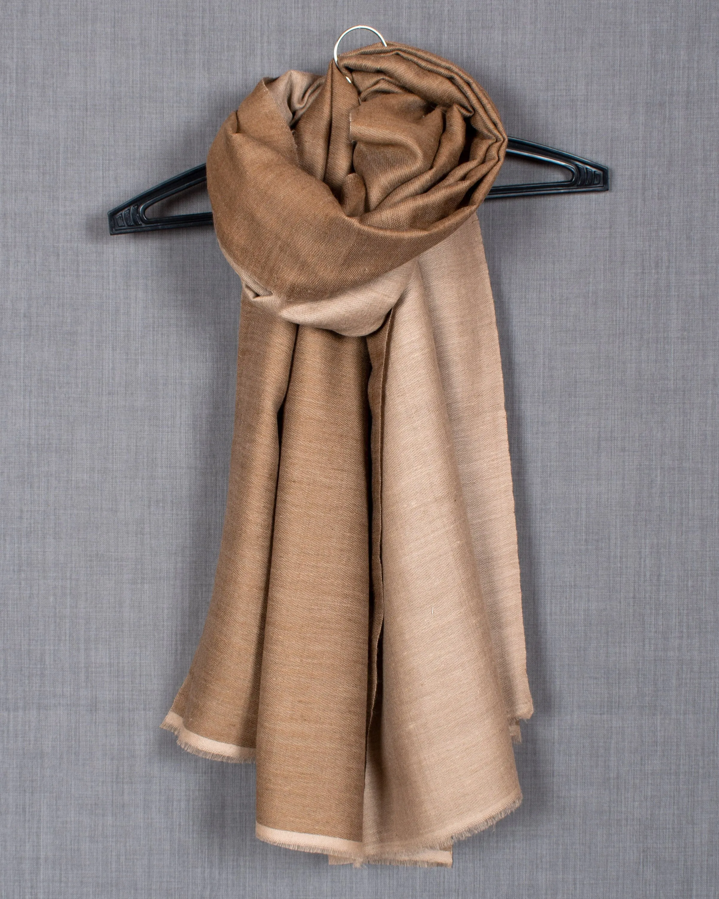 Dorukha Reversible Pashmina Scarf No. 1, Pure Cashmere, 28x80"