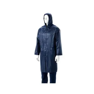 DROMEX  RUBBERIZED RAINCOAT COLOUR- NAVY SIZE XL