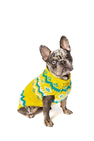 Electric Yellow Fairisle Sweater