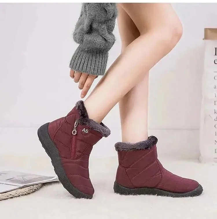 FUNMARS Deluxe Waterproof Ankle Snow Boots for Ultimate Comfort