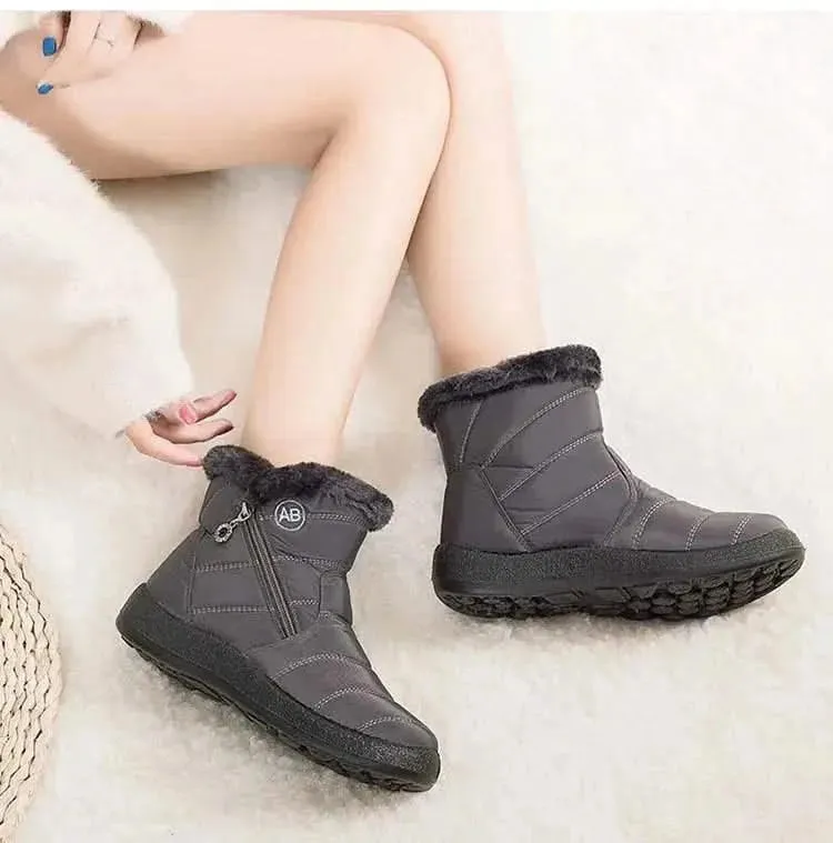 FUNMARS Deluxe Waterproof Ankle Snow Boots for Ultimate Comfort