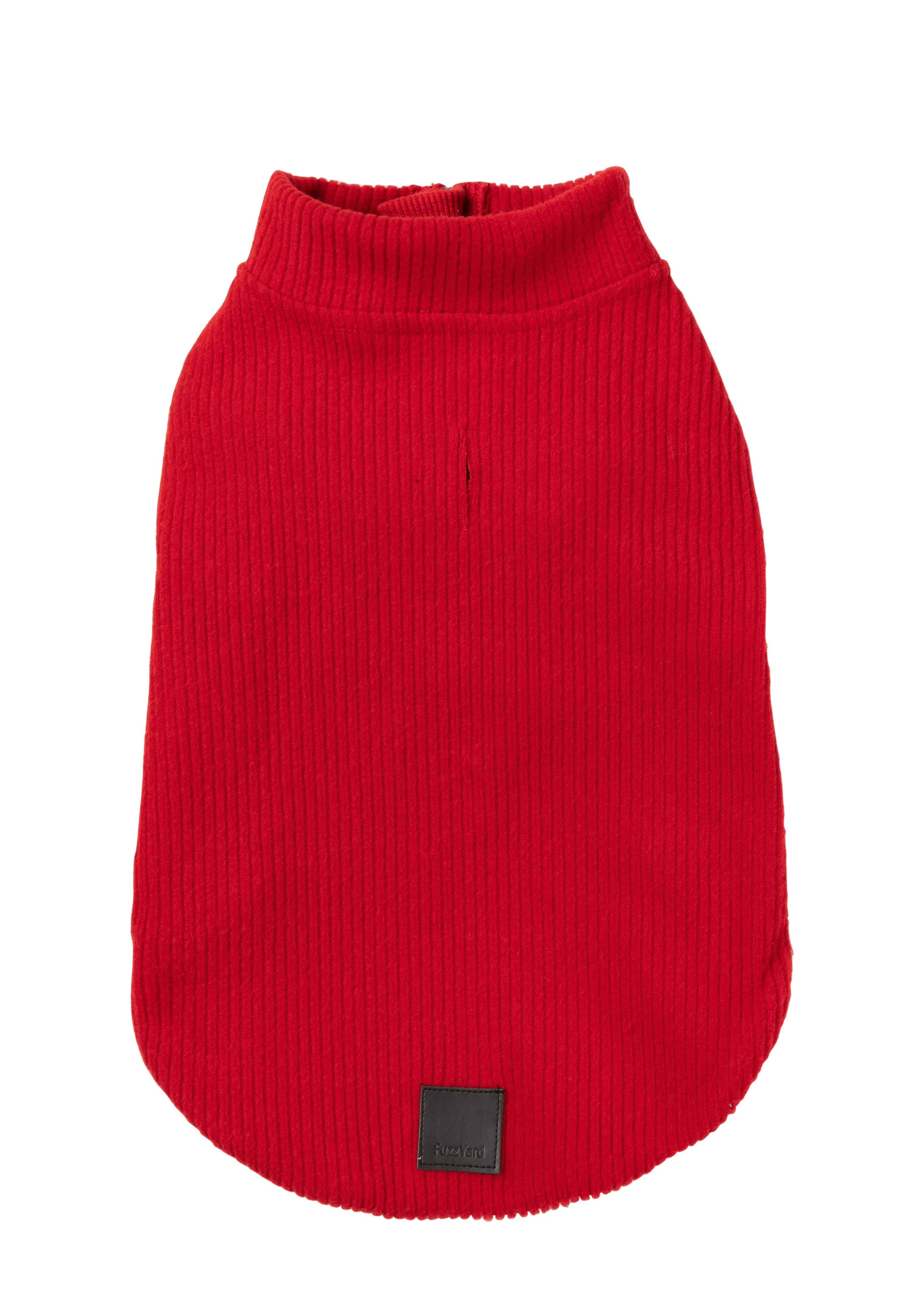 FuzzYard Cambridge Dog Sweater Red