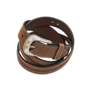 Gem Dandy Men's Concho Western Leather Belt