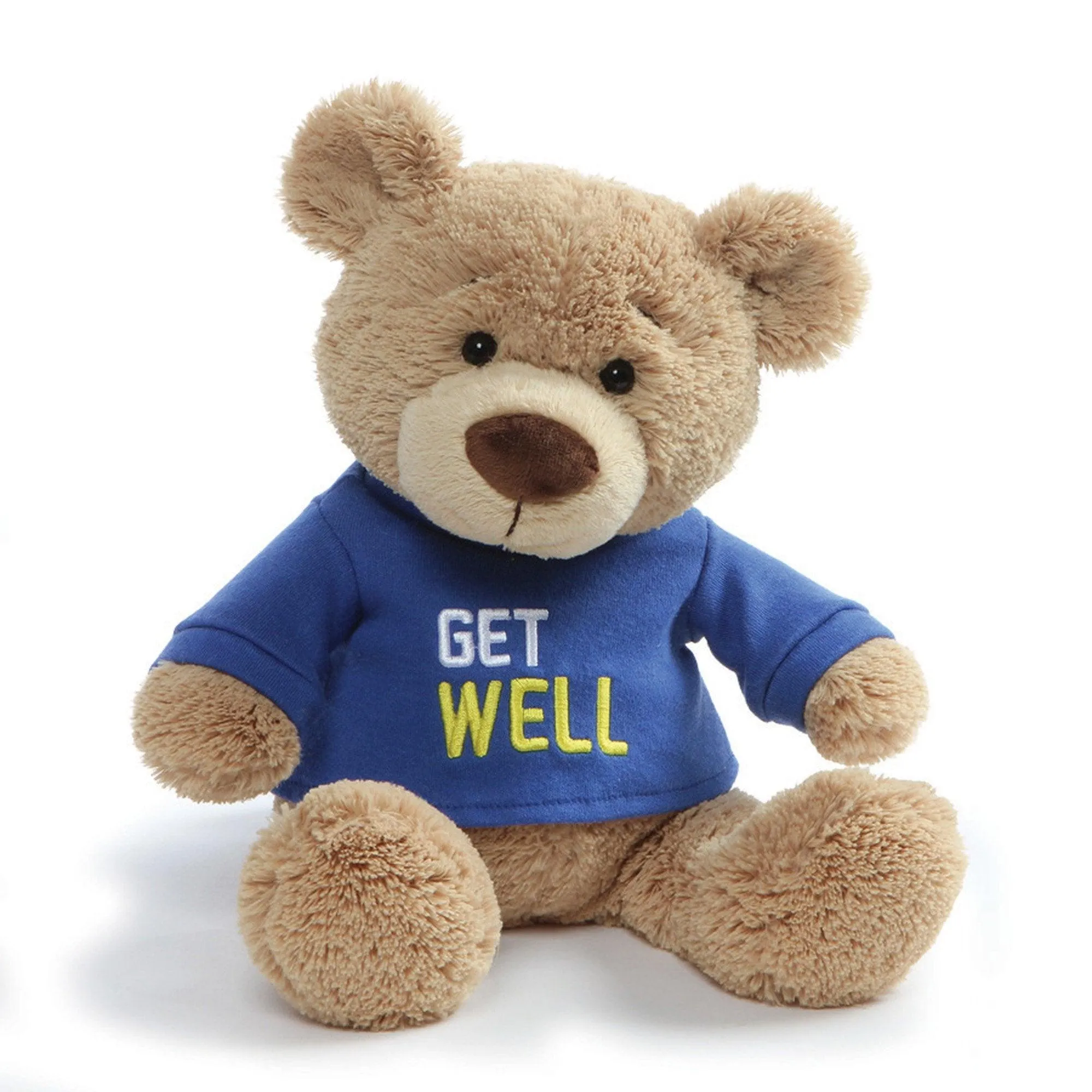 Get Well T-Shirt Message Teddy Bear Stuffed Animal Plush