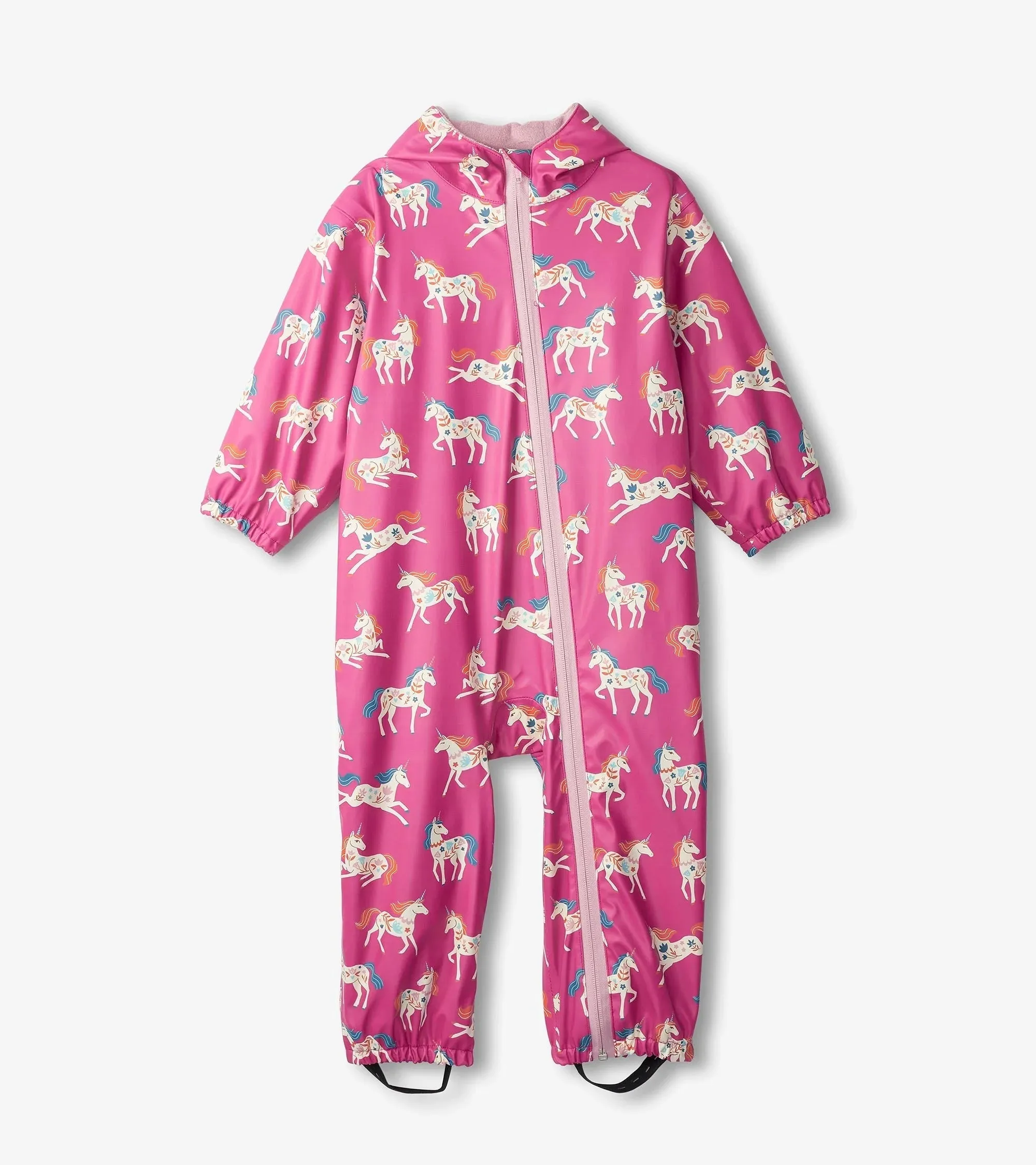 Hatley - Folky unicorn all in one rain suit