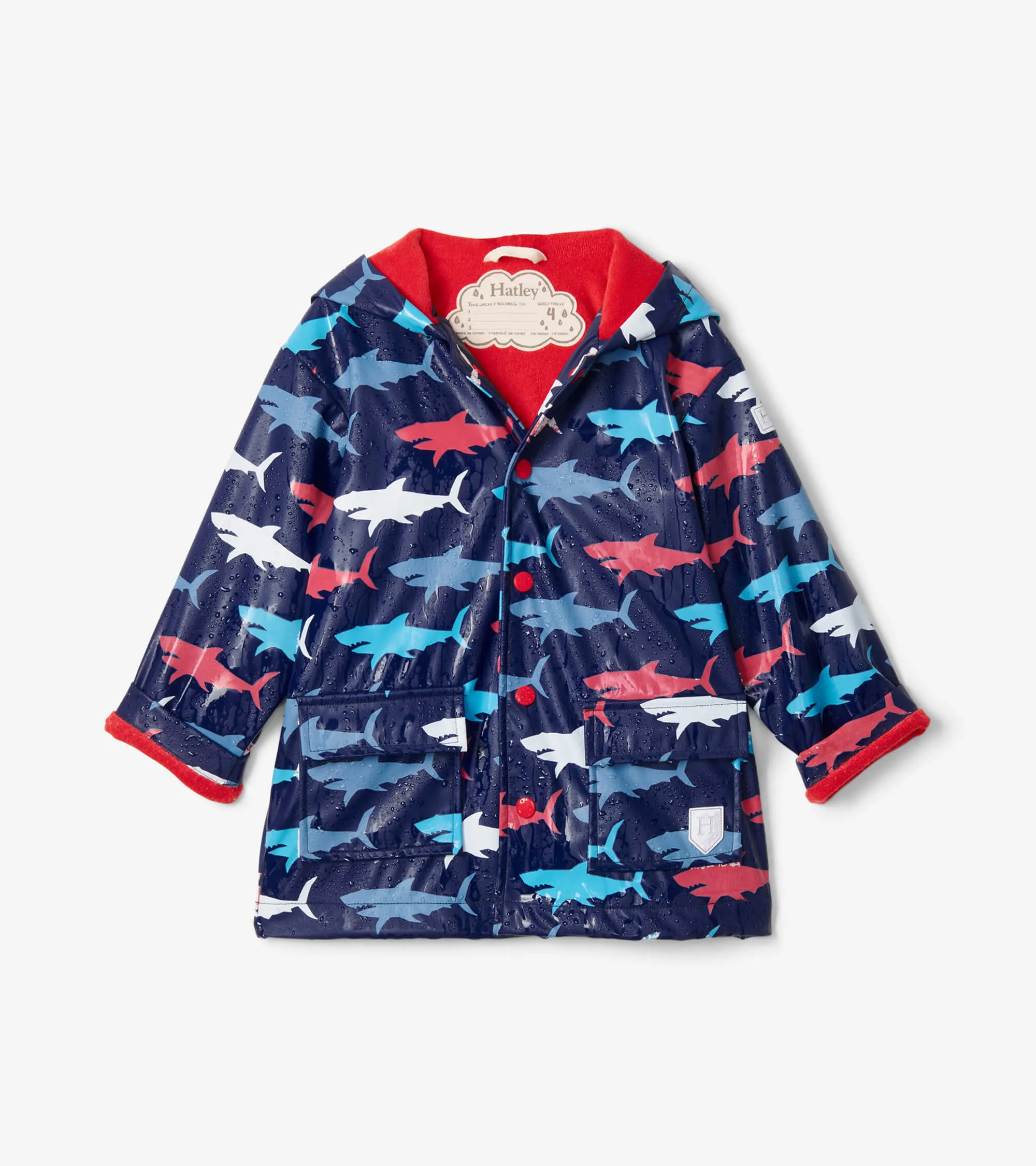 Hatley - Raincoat, Hungry Sharks