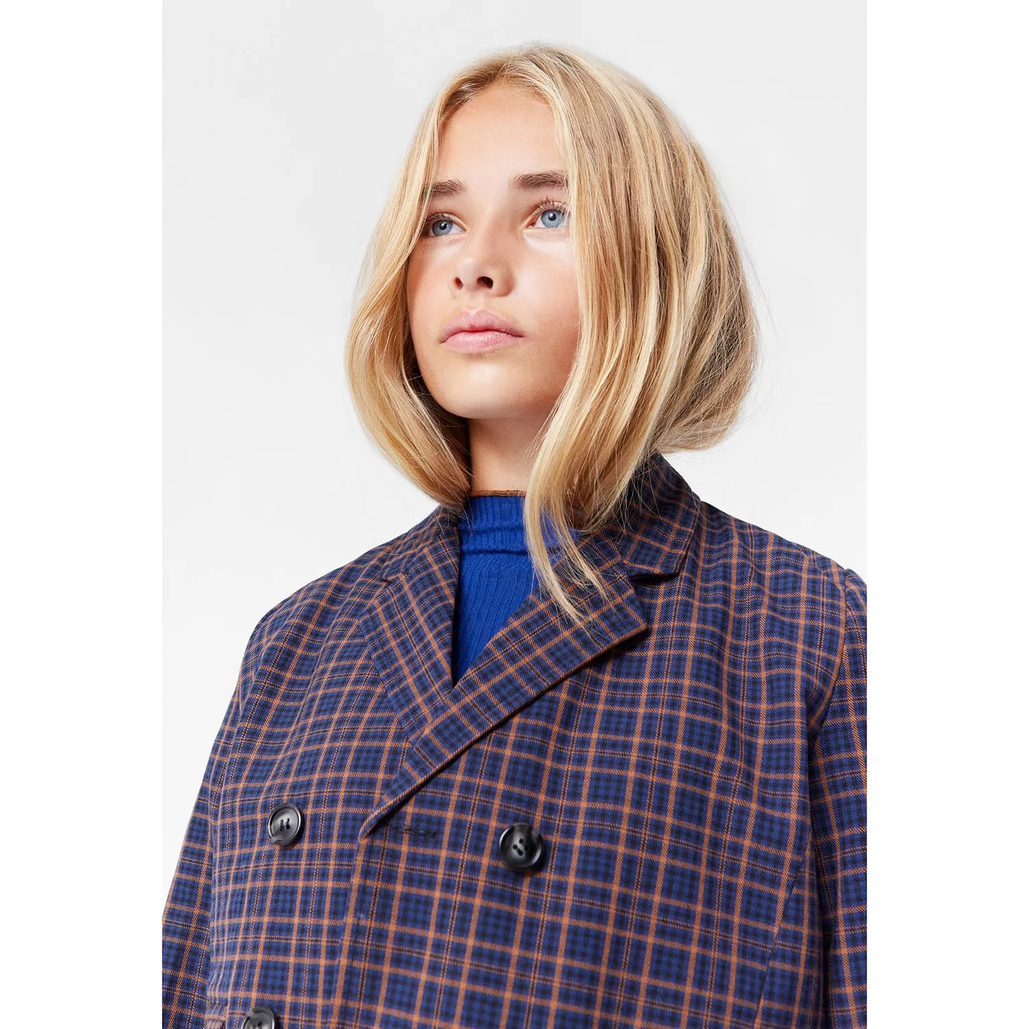 Hawa Checked Blazer