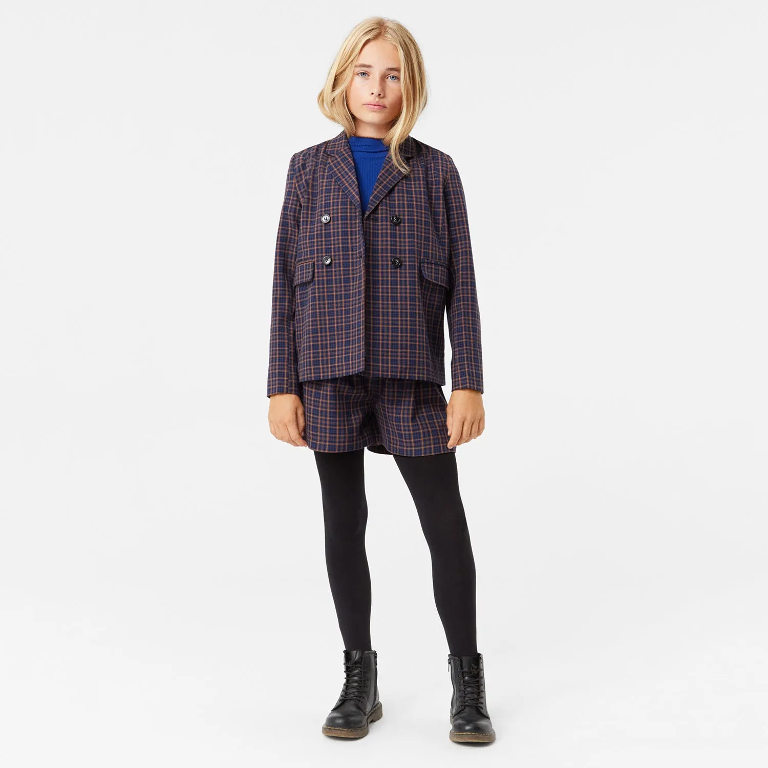 Hawa Checked Blazer