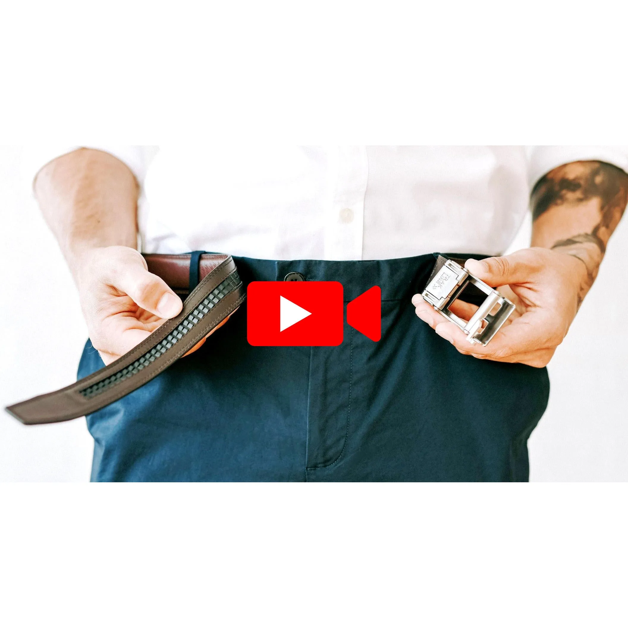 IMPACT SLIM BUCKLE  |  SLIM FULL GRAIN LEATHER BELT