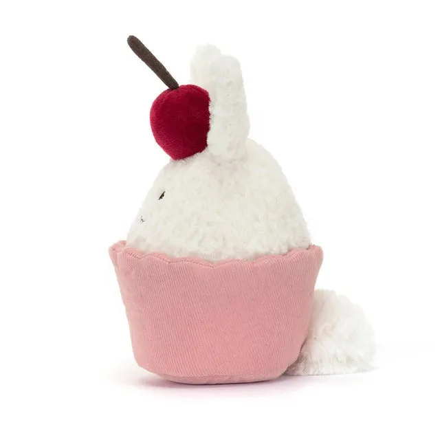 JellyCat Dainty Dessert Bunny cupcake