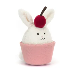 JellyCat Dainty Dessert Bunny cupcake