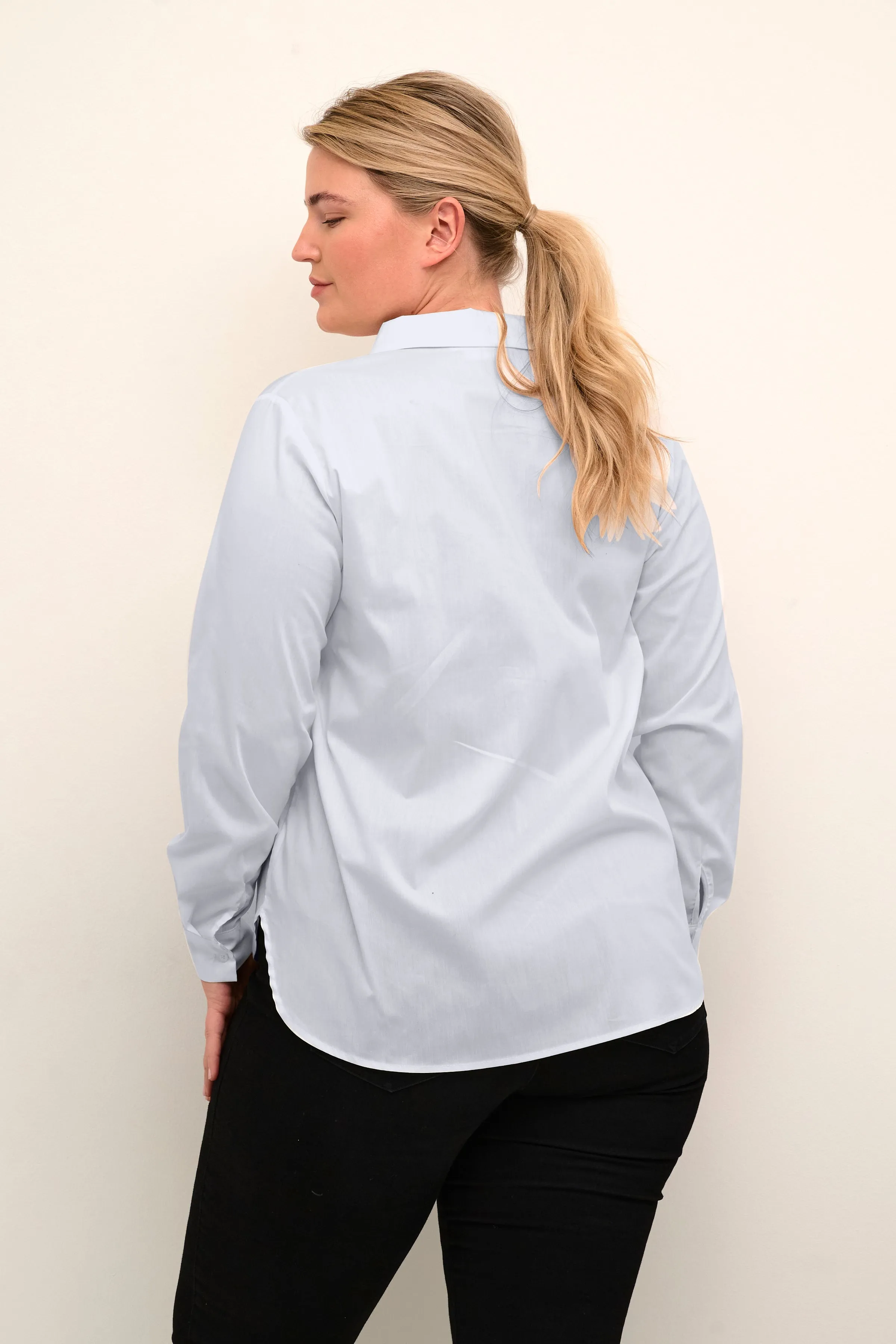 Kaffe Curve Sissel Shirt in White