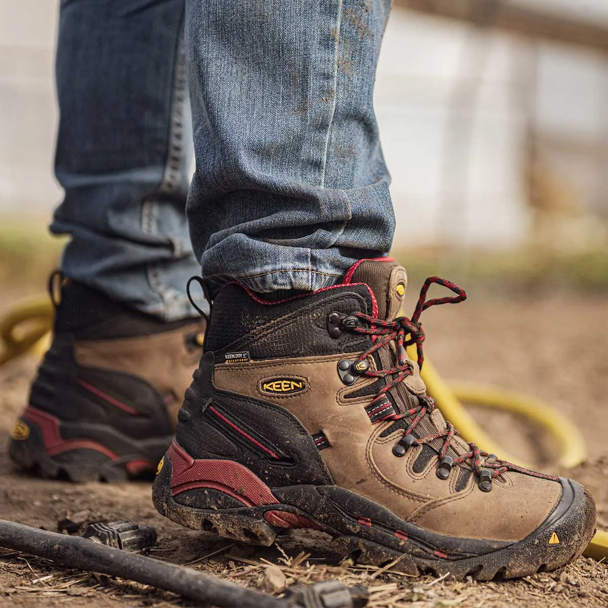 KEEN Utility Pittsburgh Series Plain Toe Waterproof Boots