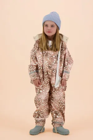 Kids' Rain Jacket Copper Bambi