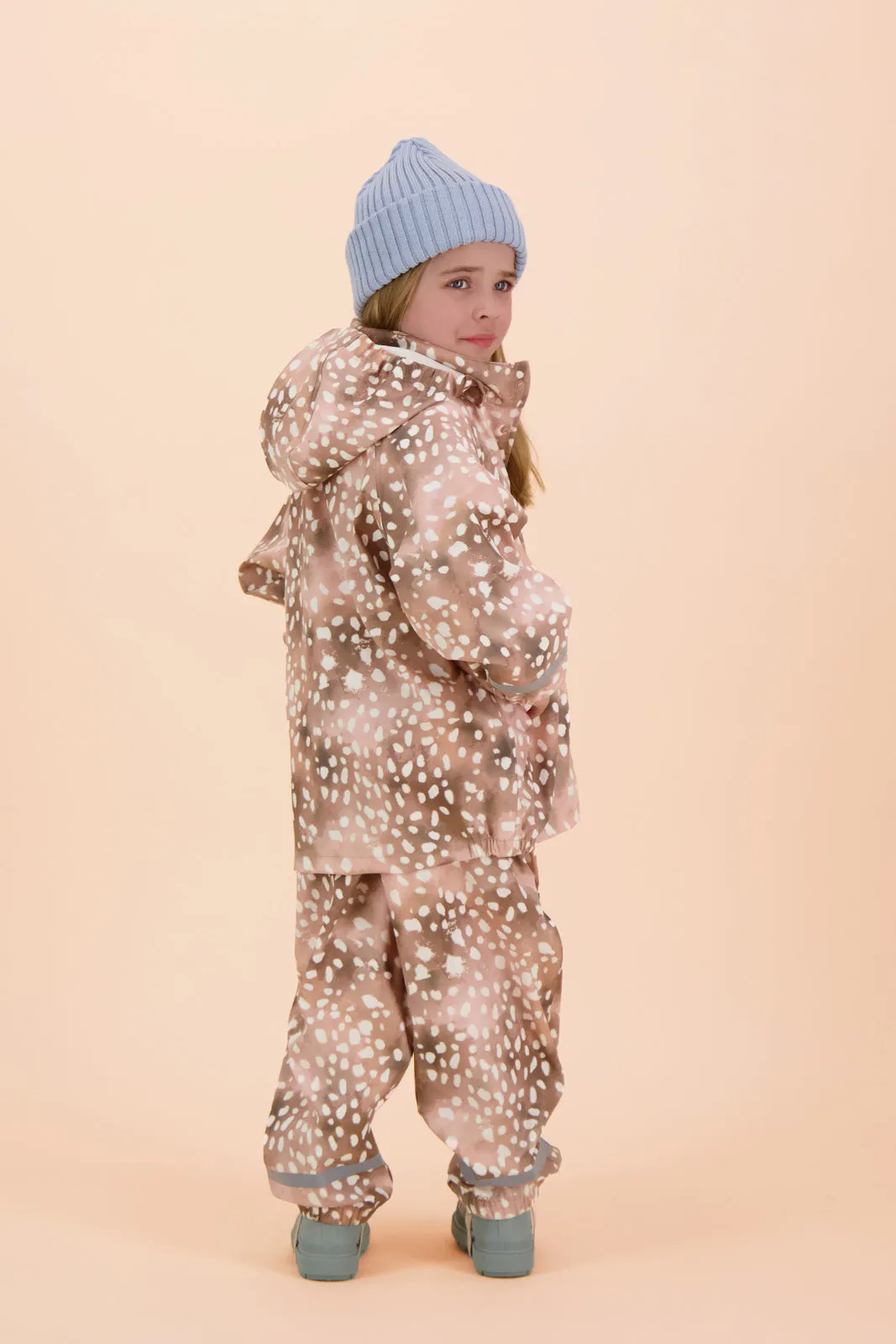 Kids' Rain Jacket Copper Bambi