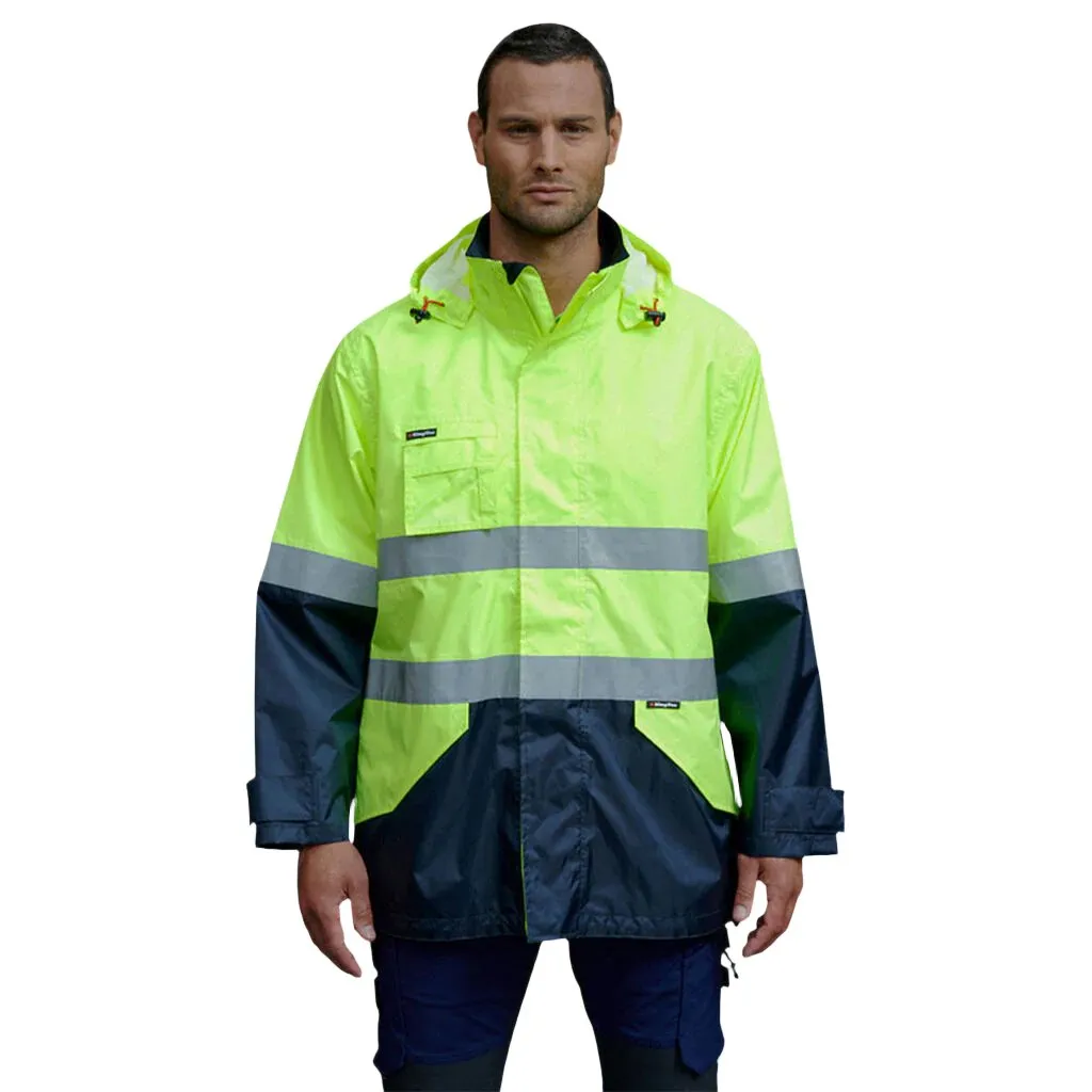 King Gee Originals Waterproof Hi-Vis Reflective Lightweight Jacket (K55200)