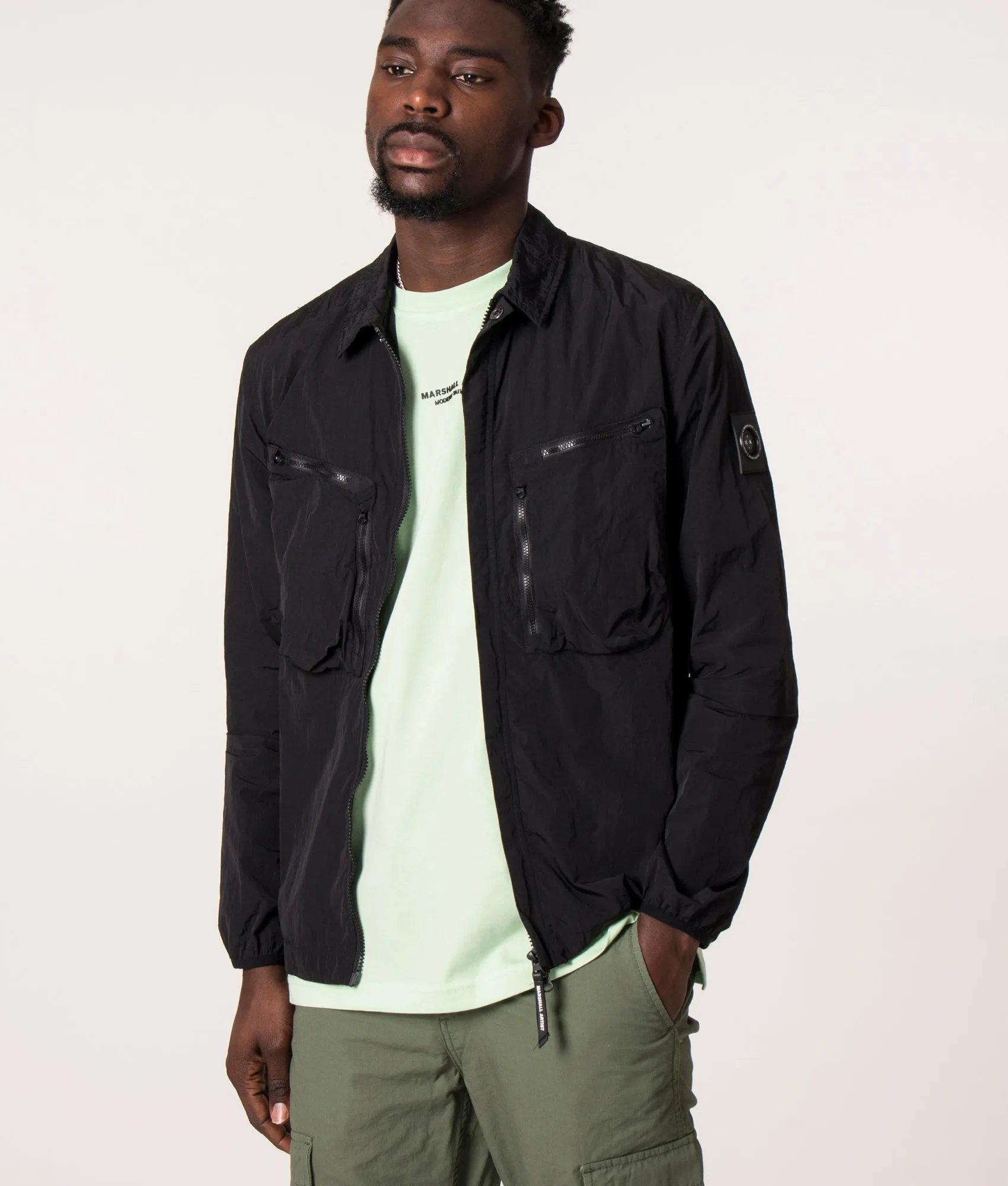 Krinkle Nylon Overshirt