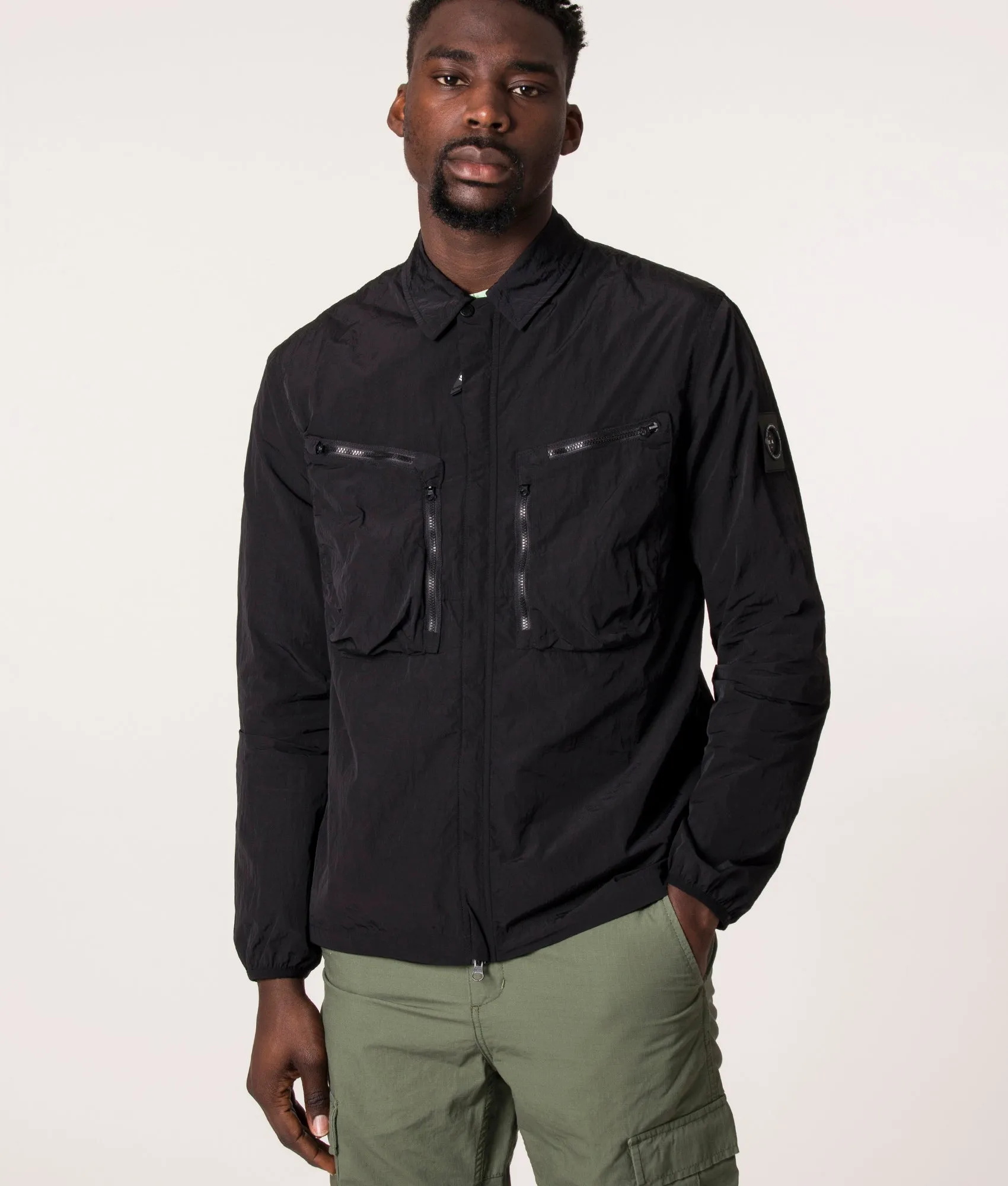 Krinkle Nylon Overshirt