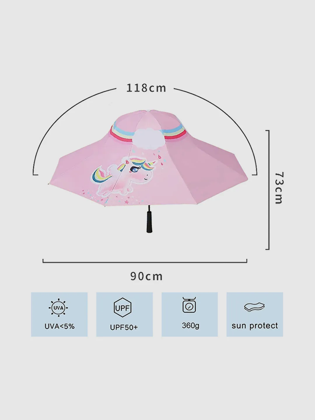 Little Surprise Box Unique Spanish Patio Style Kids Umbrella