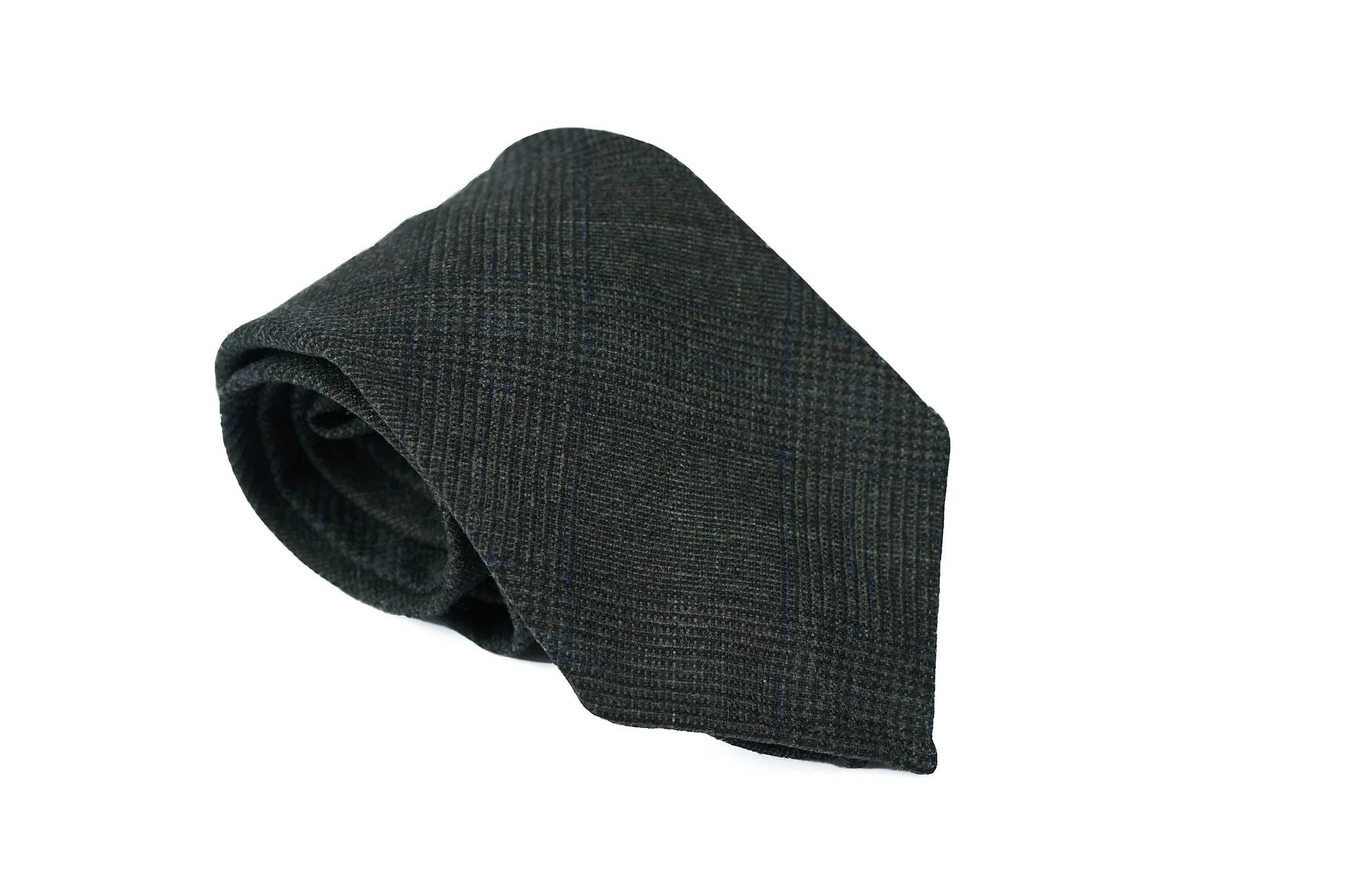 Loro Piana Green Grey Glencheck