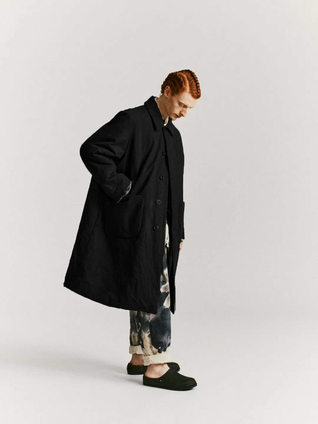 LUMI COAT - H WAX - BLACK